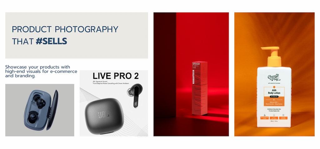 BlackLens Studio hero - product and commercial photography